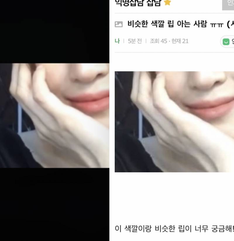 비슷한 색깔 립 아는 사람 ㅠㅠ (사진) | 인스티즈