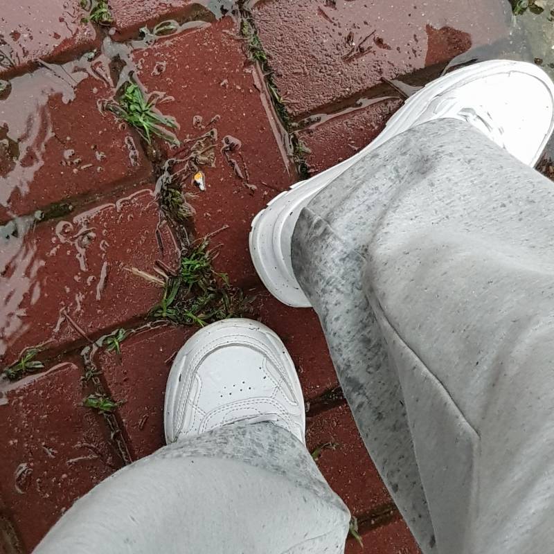 비오는날 회색바지 입으면 어떻게 되게~ | 인스티즈