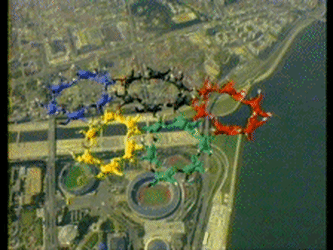 이쯤에서 다시보는 레전드 88년 서울올림픽 개회식.gif | 인스티즈