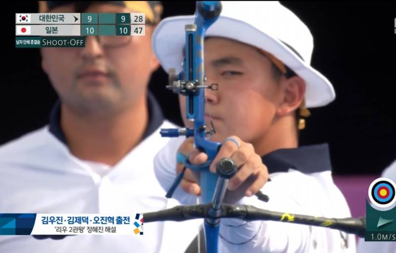 오늘자 남자양궁단체전. jpg | 인스티즈