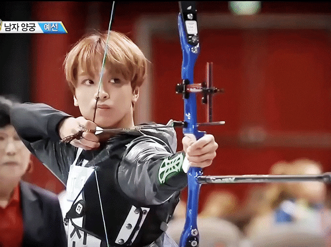 양궁하는 아이돌.gif,jpg | 인스티즈