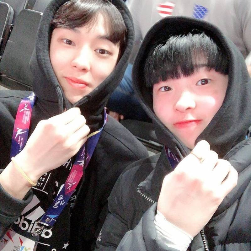 이다빈 선수 장준 선수 같이 찍은 사진... 진짜 국대 청춘만화 같음... | 인스티즈