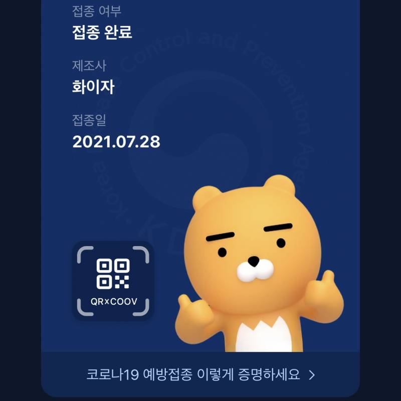 ㅇㄴ 백신 2차까지 맞고 나니까 라이언이 쌍따봉으로 들이대네 | 인스티즈