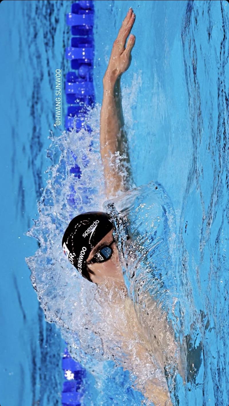 황선우 선수 이 사진 태그 없는 버전 너무 갖고 싶다앍!!! | 인스티즈