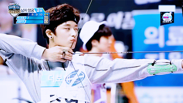 양궁하는 아이돌.gif,jpg | 인스티즈