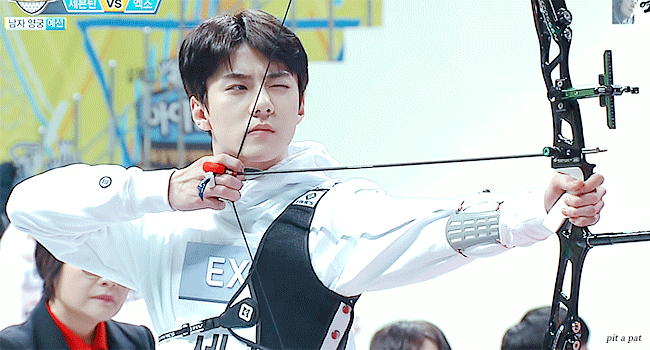 양궁하는 아이돌.gif,jpg | 인스티즈