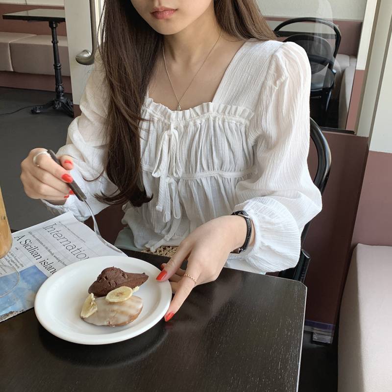 🌹셔링 스퀘어 블라우스🌹 - 인스티즈(instiz) 장터 카테고리