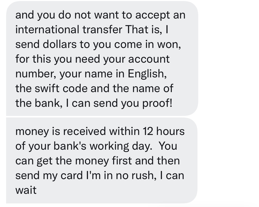 [잡담] 외국인이랑 포카 거래중인데 이거 무슨 소리야?? | 인스티즈