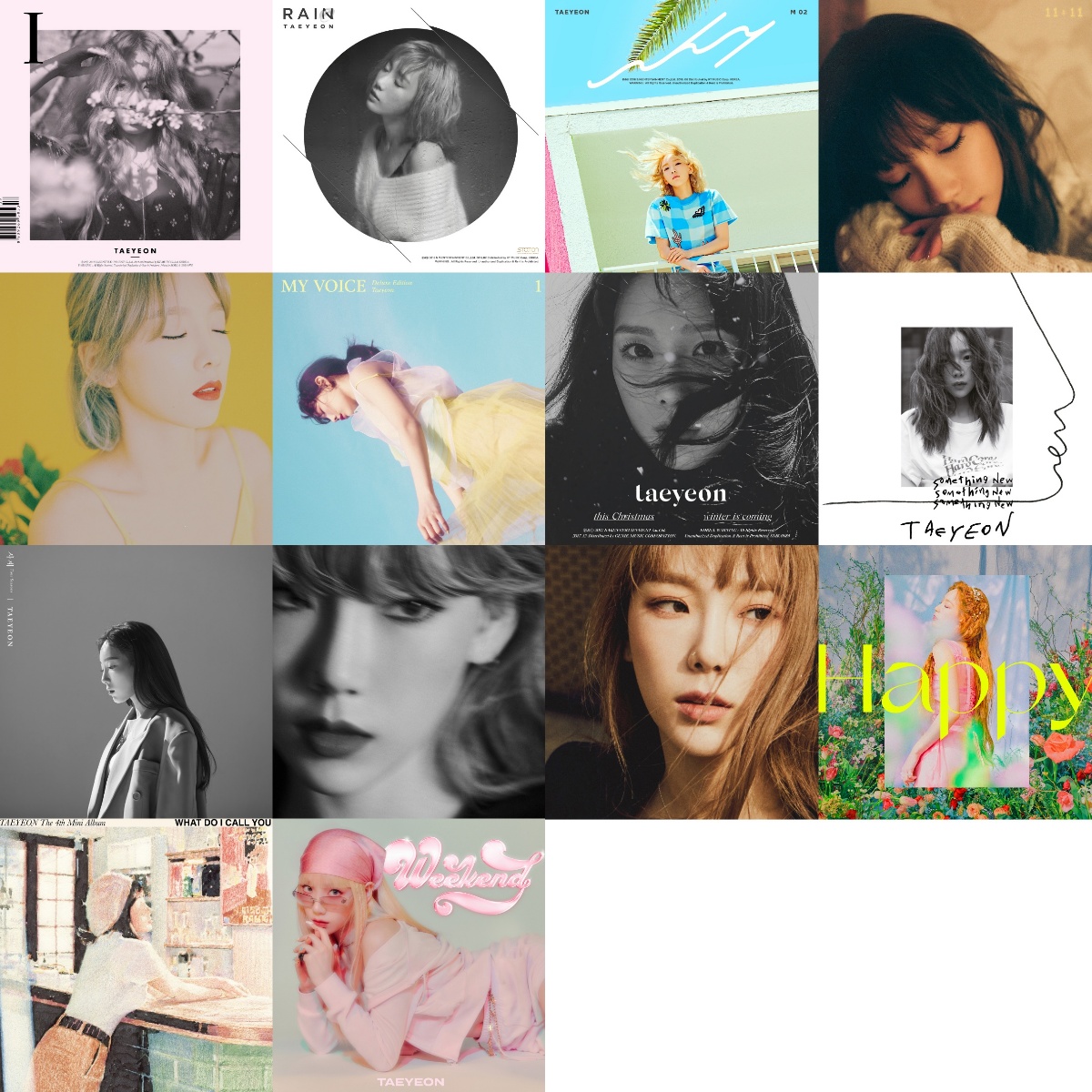 [잡담] 내가 좋아하는 가수들 앨범아트 콜라주 해봤옹!! 팬들 가져가 | 인스티즈