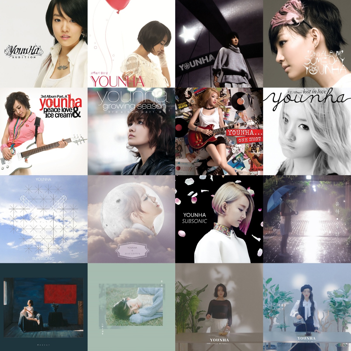 [잡담] 내가 좋아하는 가수들 앨범아트 콜라주 해봤옹!! 팬들 가져가 | 인스티즈