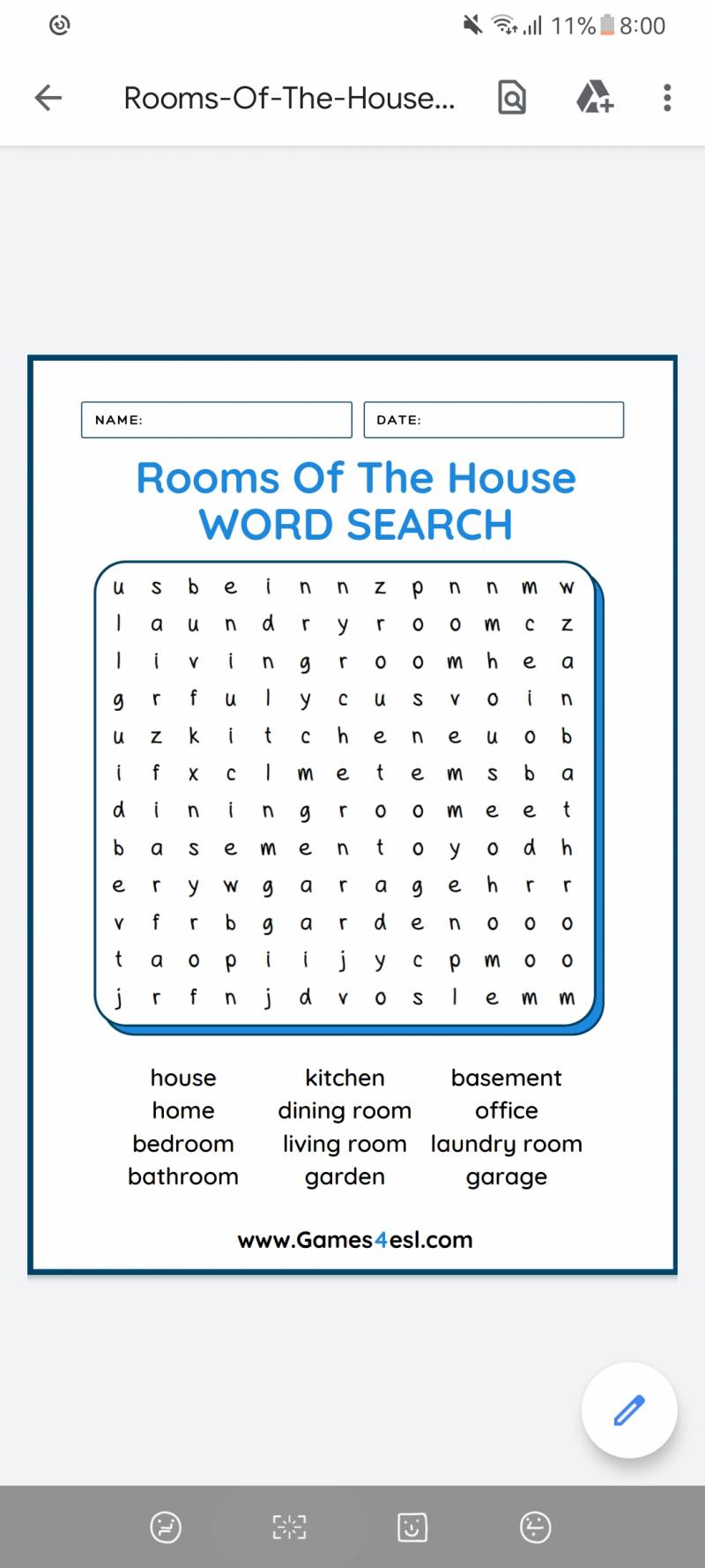 이거 영어 단어찾기?인데 좀 도와주라 진짜 쉬워ㅠ | 인스티즈