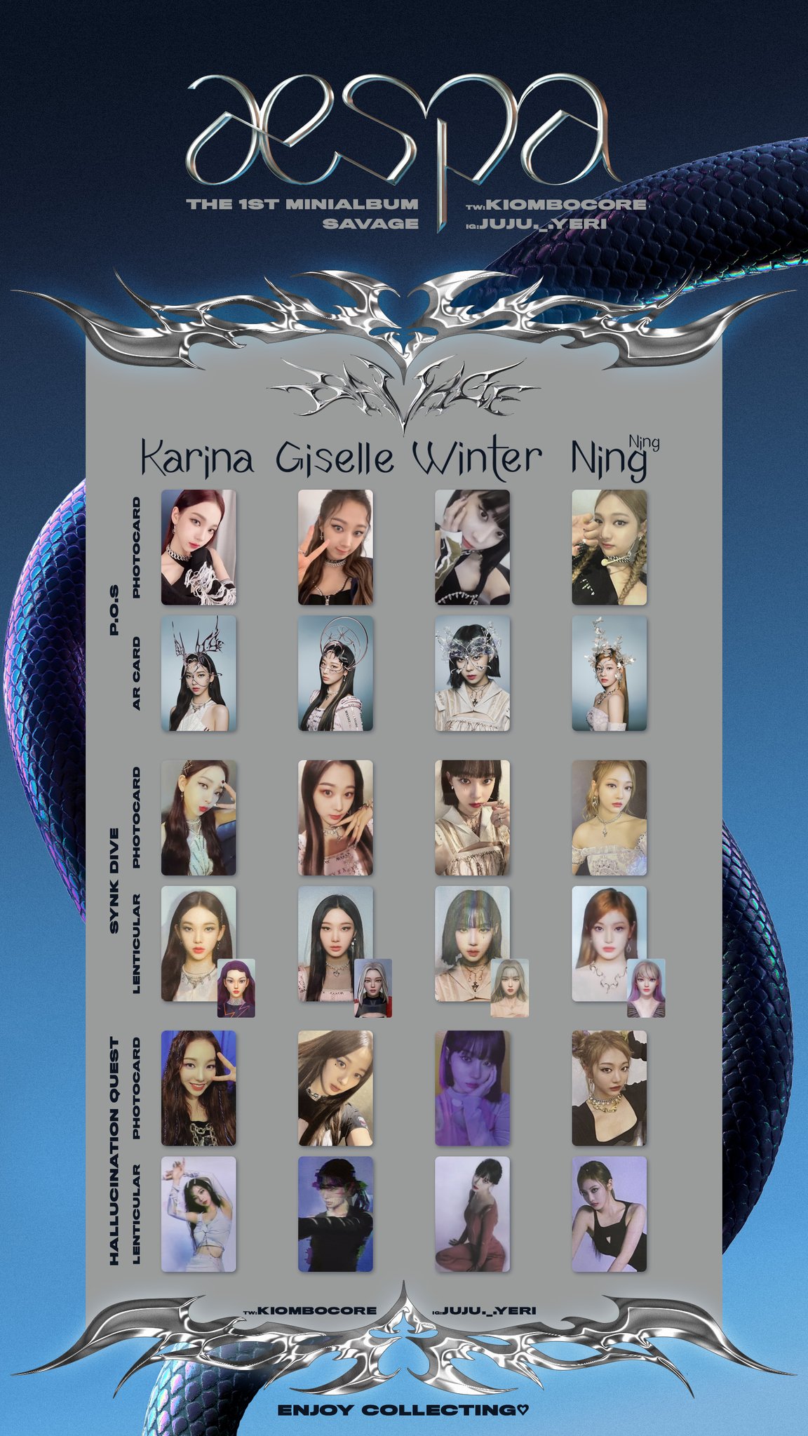 [잡담] 에스파 앨범 포스버전 말고 둘중에 머사지.. | 인스티즈