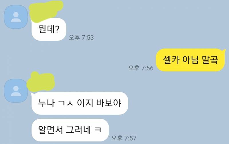 카톡 메세지 이런 것도 신고 하면 먹힘?? | 인스티즈