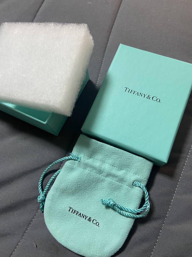 티파니앤코 더블하트 목걸이 블루애나멜 색상 | 인스티즈