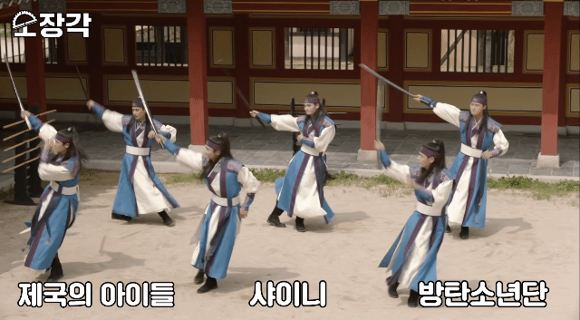 누가봐도 앞줄 아이돌, 뒷줄 배우 짤의 숨겨진 포인트 - 인스티즈(instiz) 이슈 카테고리