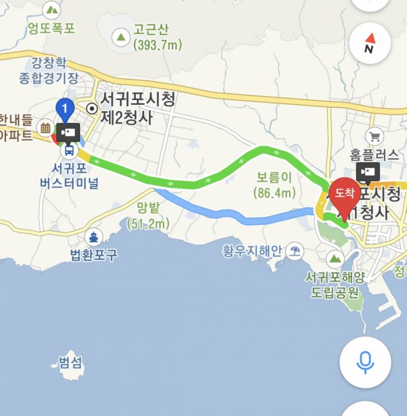 제주 익들아 아 둘 중에 서귀포 시내인 곳이 어디야?? | 인스티즈