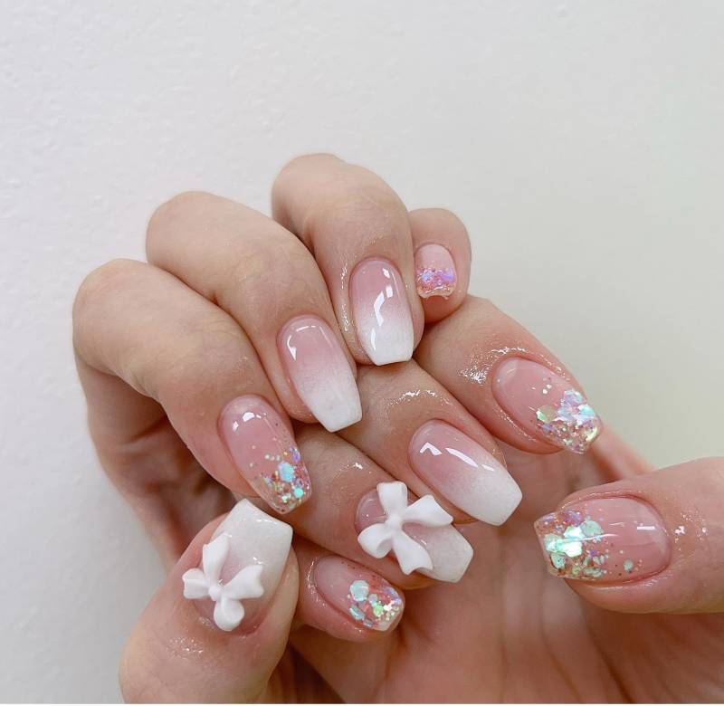 이 네일로 받아보고싶은데 이 리본은 미리 말하고 가야하나.?! | 인스티즈