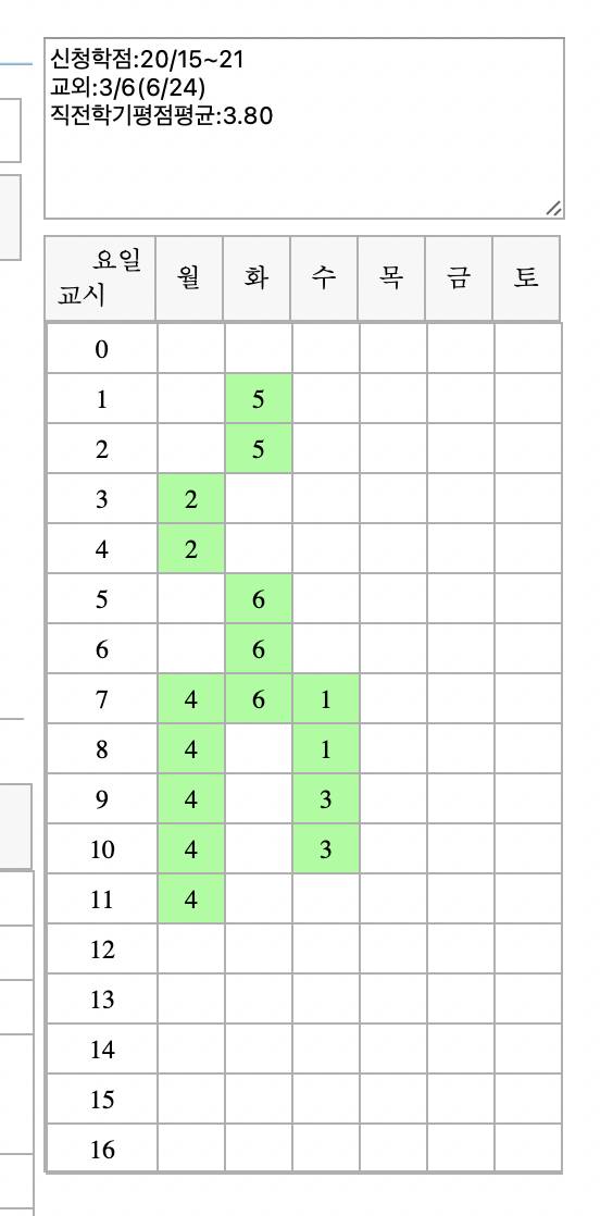 시간표 진짜 고민이다.. | 인스티즈