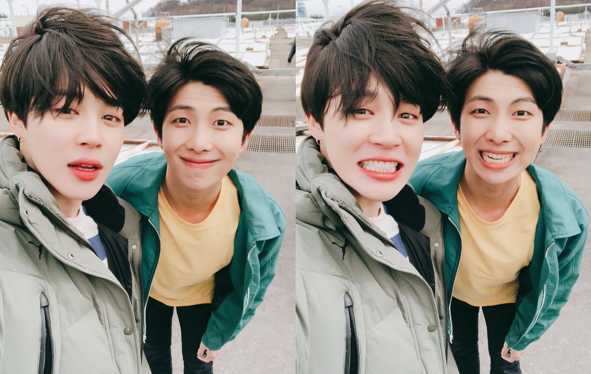 [잡담] 방탄 알엠 x 지민 셀카 너어무 좋아해 … | 인스티즈