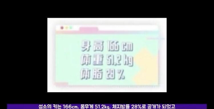 [잡담] 아니 성소 신체스펙 뭔가 엄청 의외다 | 인스티즈