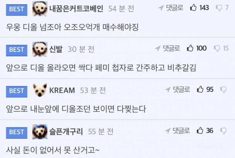 이대 디올 본사랑 파트너십 맺은거에 분노하는 분들 | 인스티즈