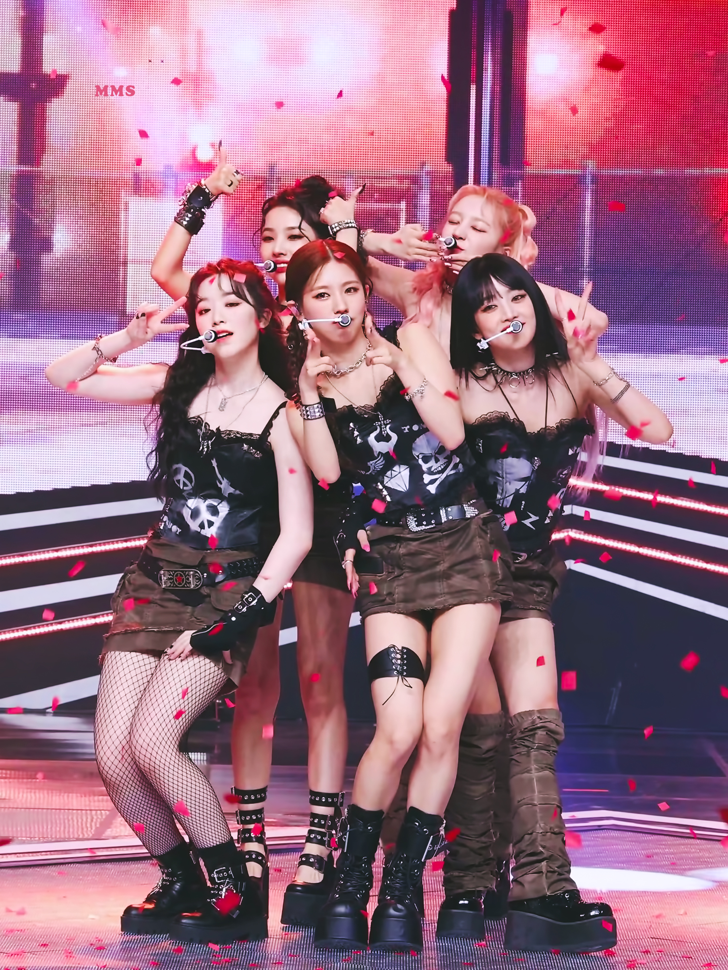 [잡담] 아이들 엠카 단체엔딩 너무 좋아.. | 인스티즈