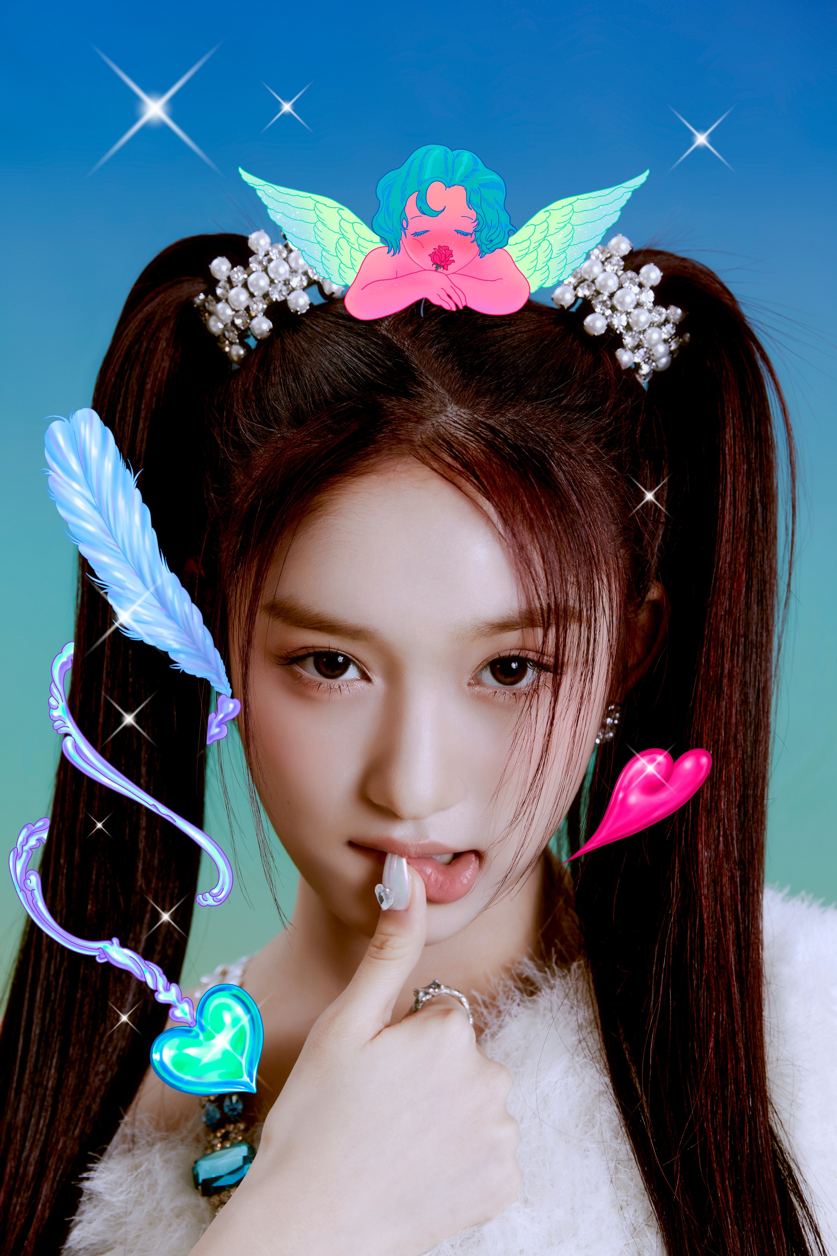 [잡담] 이서랑 장원영 티저에서 양갈래한거 너무 공주들이야 | 인스티즈