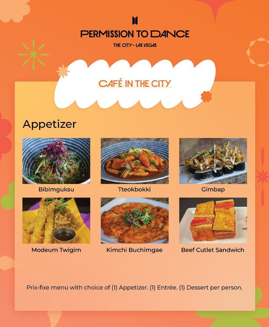 [잡담] 와 방탄 라스베가스 투어때 방탄이 좋아하는 음식 파는 카페도 있대 | 인스티즈