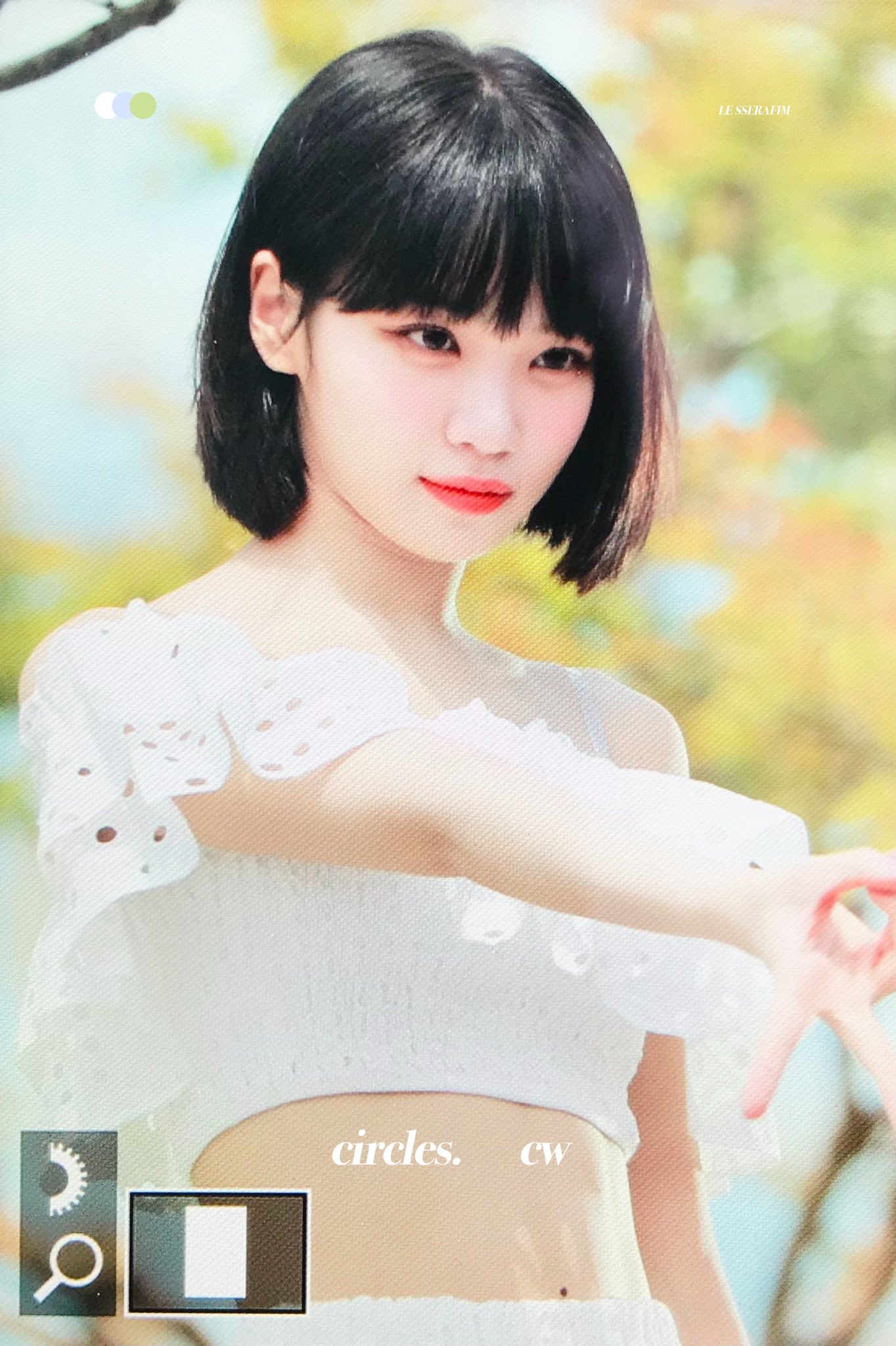 [잡담] 김채원 오늘 스타일링 감히 레전드라고 말해봅니다🤍 | 인스티즈