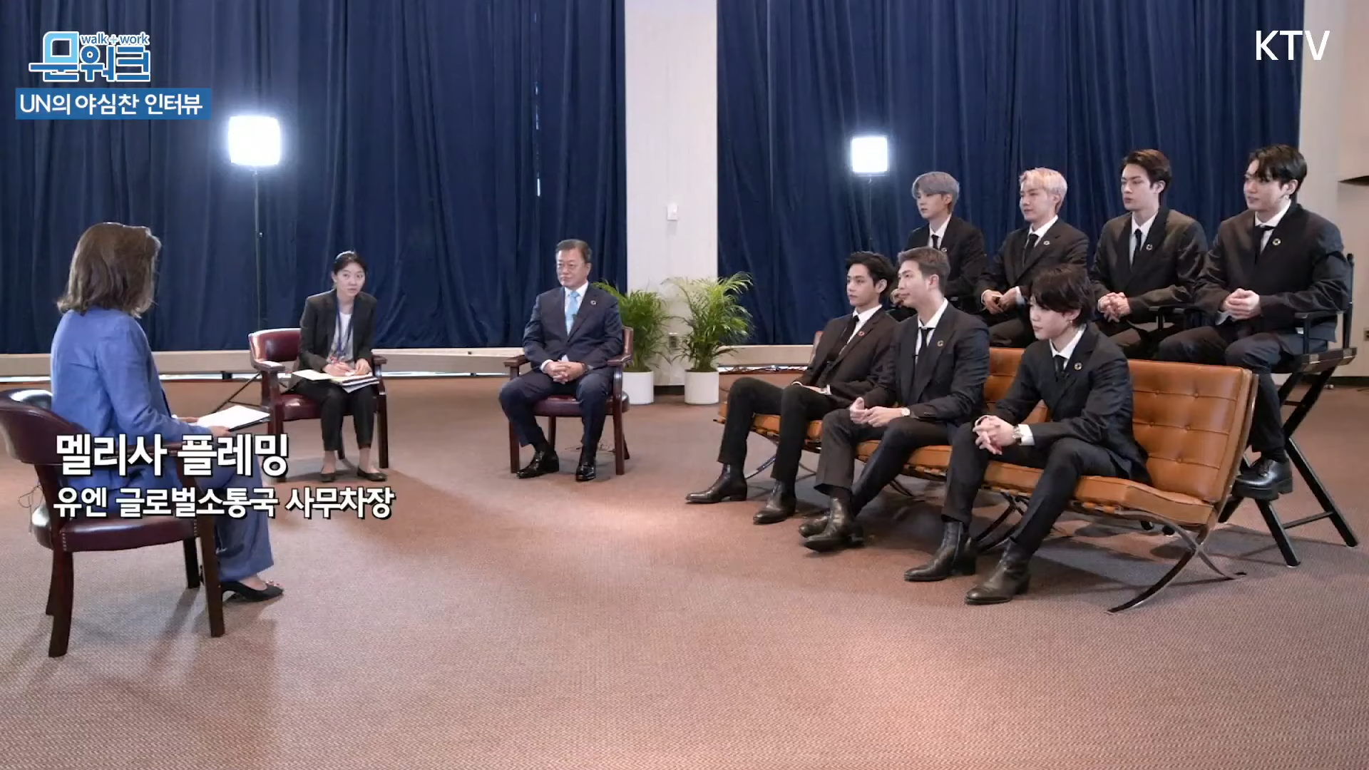 [잡담] 방탄 리더 진짜 할거 못된다 대통령 앞에서 즉석 대답 수준이 | 인스티즈