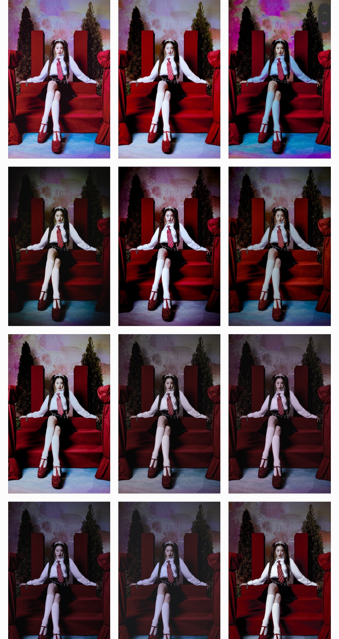 [잡담] 정신차려보니 원영짱 사진 보정한 것만 한 페이지인 것이에요... | 인스티즈