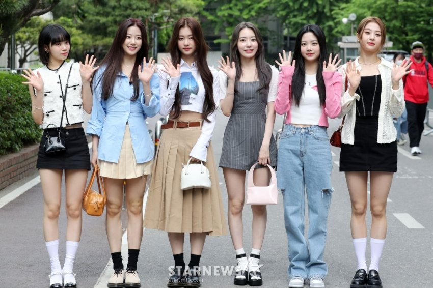 [잡담] 오늘 르세라핌 출근길 기사사진 | 인스티즈