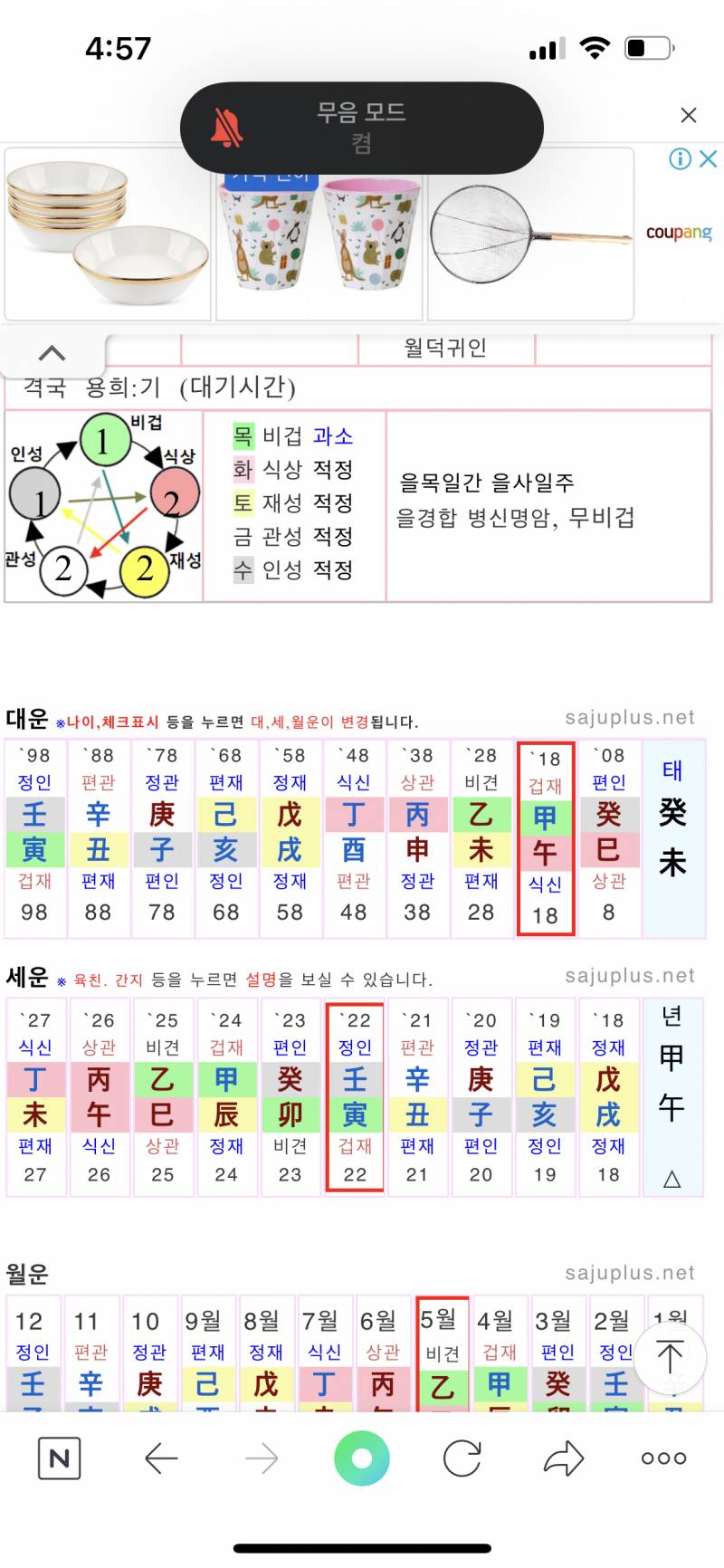 인터넷 사주 결과 어떻게 읽는거야..? | 인스티즈