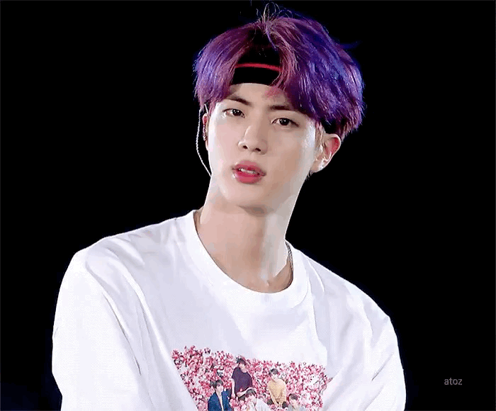 [잡담] 방탄 진 머리는 보라색으로 눈치껏 자라야한다고 생각 | 인스티즈