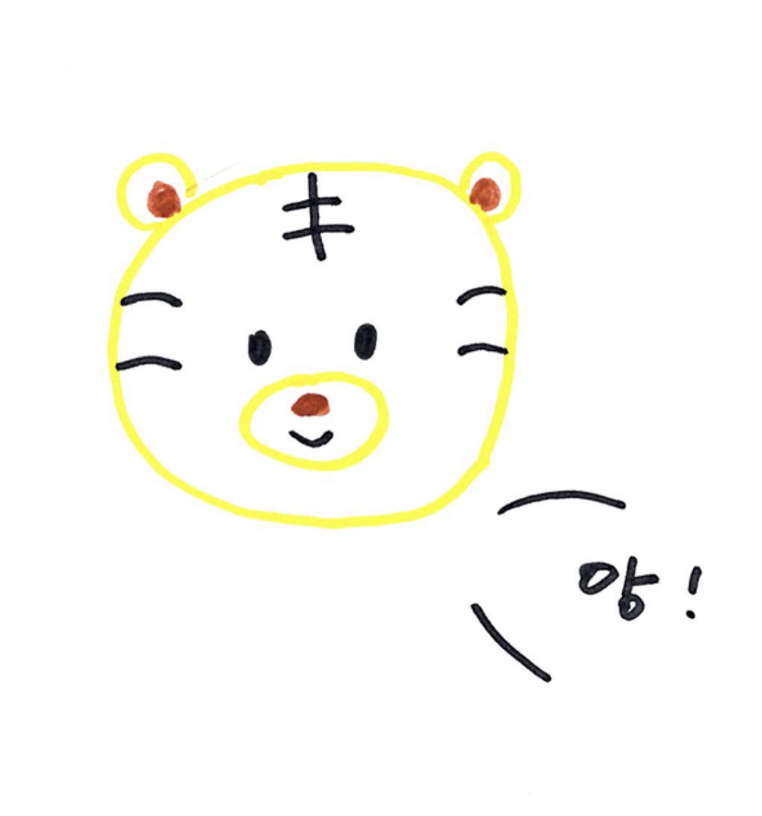 [잡담] 하이라이트 멤버들이 그린 호랑이그림! 누가 그린건지 맞춰볼 사람?? | 인스티즈