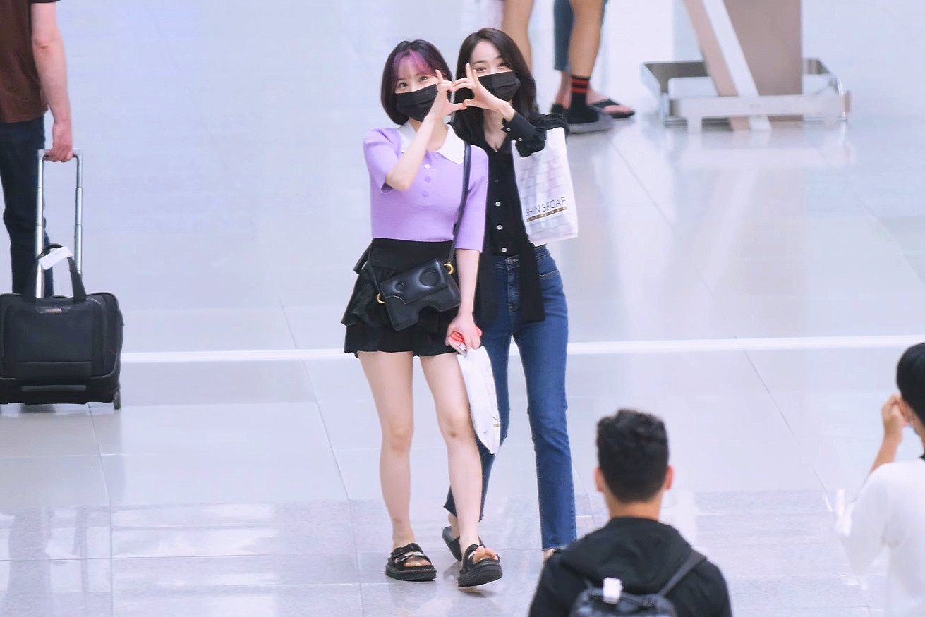 [잡담] 설마설마 비비지 공항에서 컴백곡 스포한거니 | 인스티즈