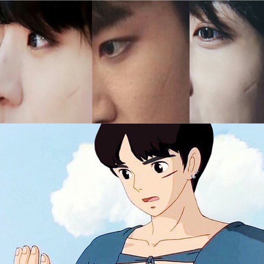 [잡담] 정국이 확신의 지브리 남주상인데 아시타카랑 볼에 상처까지 | 인스티즈