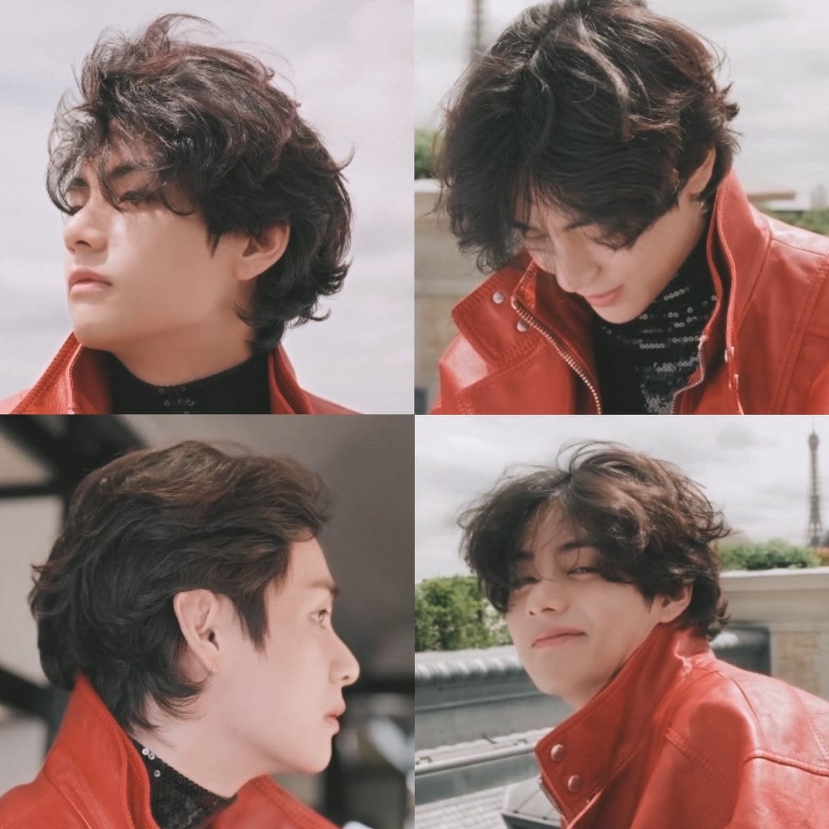 [잡담] 방탄 뷔 이게 헤메코하기 전 얼굴이라는게 🤦‍♀️피팅만 하고 셀린느 인터뷰 찍음 | 인스티즈