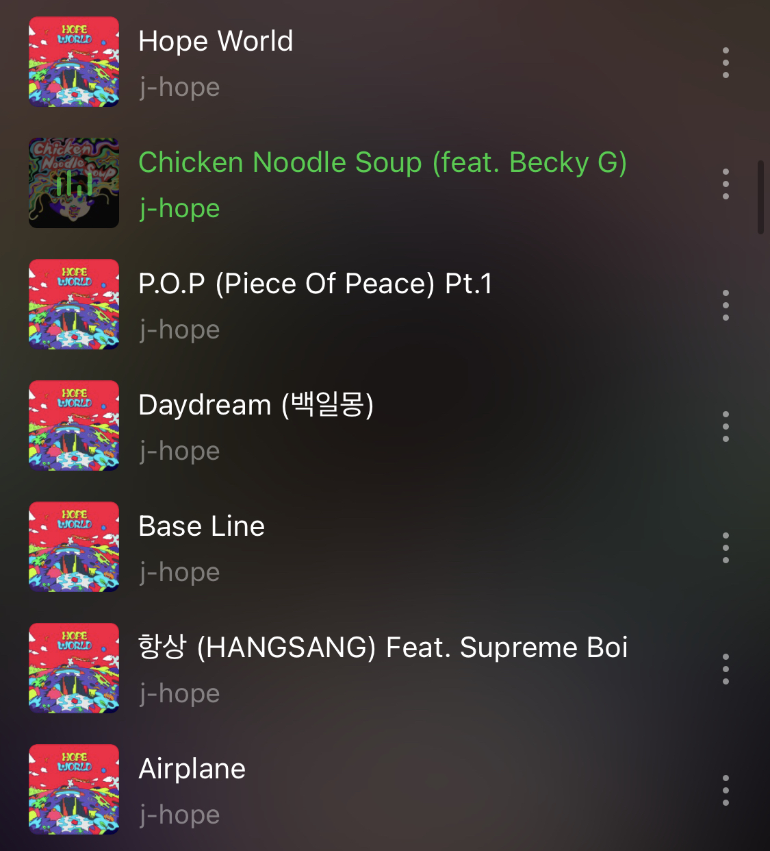 [잡담] 제이홉 믹스테잎 음싸에 풀렸다!!!!!!!! | 인스티즈