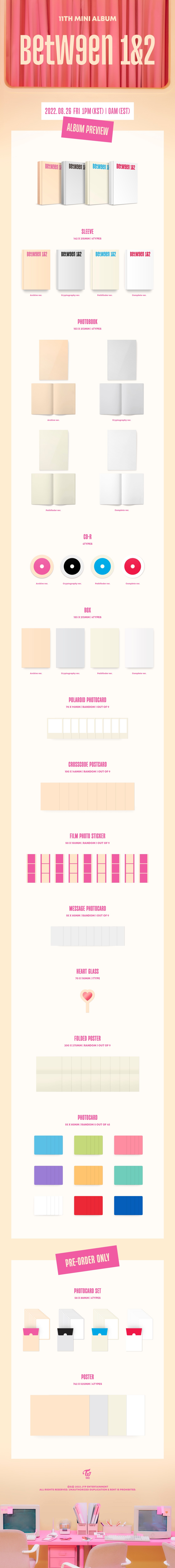 [정보/소식] 트와이스 트랙리스트랑 앨범프리뷰떳당🍭🍭 | 인스티즈