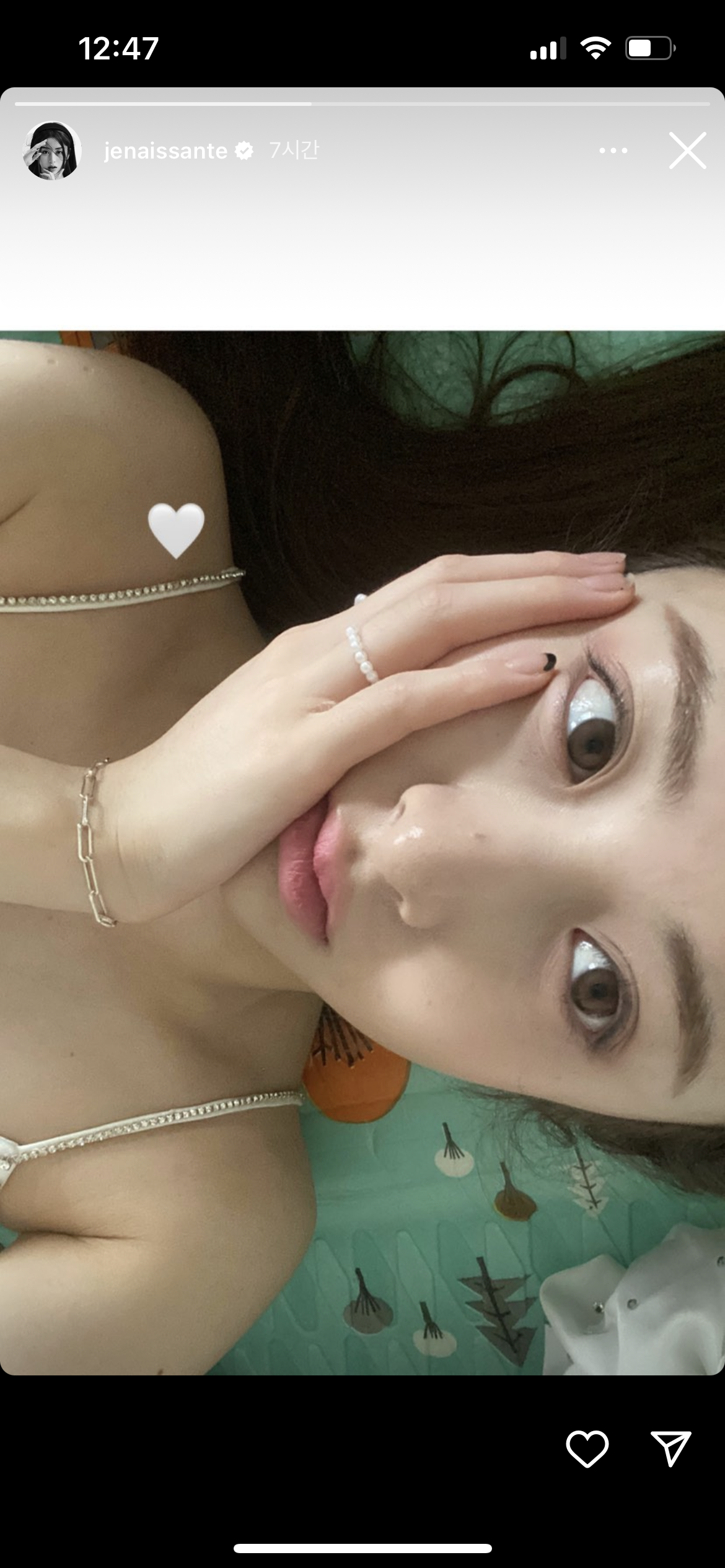 [잡담] 르세라핌 윤진이 오늘 인스스 뜬거 본 사람 | 인스티즈