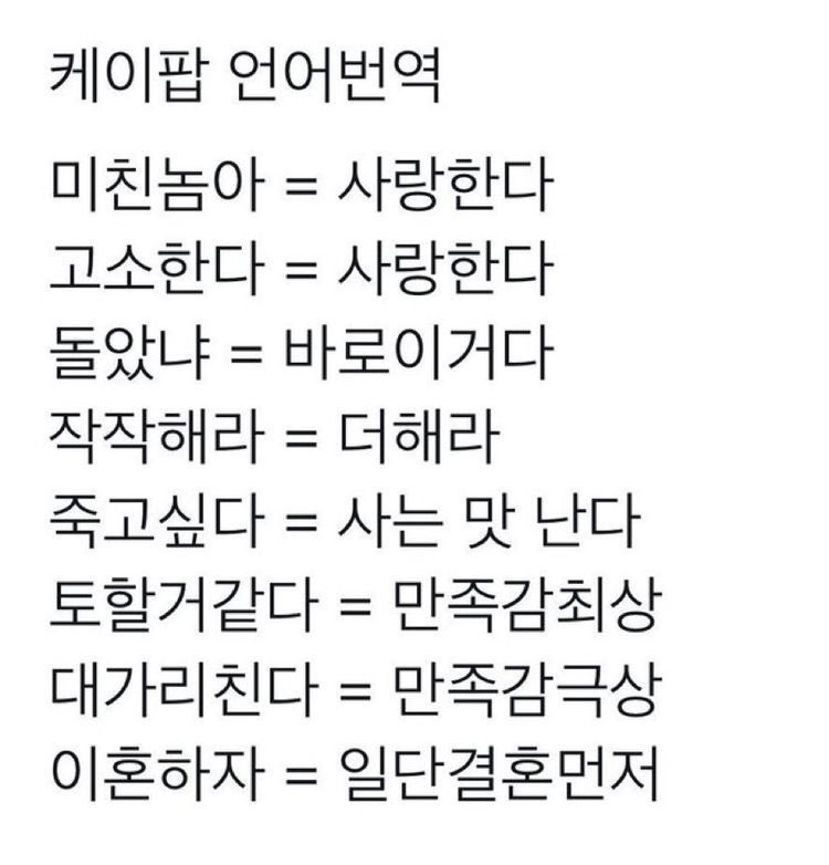 [잡담] 케이팝 언어번역 갓벽하다; | 인스티즈