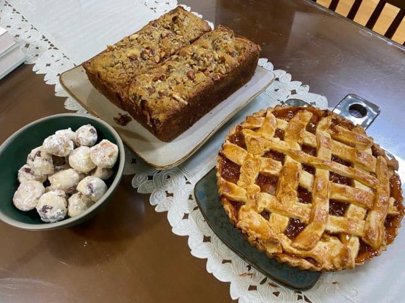 [내요리] 홈베이킹 복숭아 파이, 바나나 파운드 케이크, 스노우볼 쿠키 | 인스티즈
