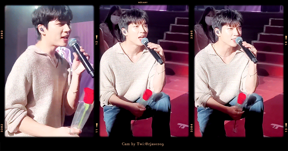 [잡담] 남우현 진짜 그런 눈으로 팬한테 장미꽃 주는거 진심 고소각임... | 인스티즈