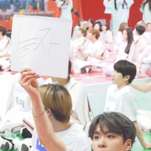 [잡담] 아육대 팬석 꼭대기층이었는데 이게 보일거라고 생각한 강아지 우째요 | 인스티즈