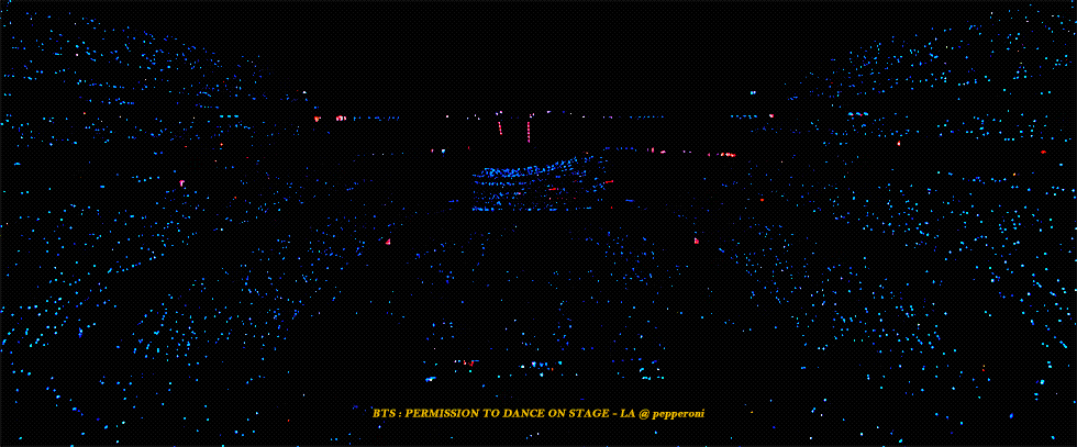 [잡담] 방탄 콘서트 밤하늘에 별 떠있는 기분이려나 | 인스티즈