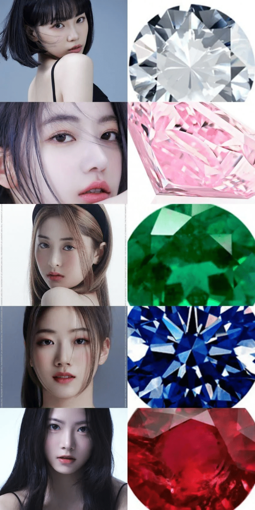 [잡담] 르세라핌 개인 보석컨셉 스포된거 찾아보다가 어이없는거 발견함ㅋㅋㅋㅋㅋ | 인스티즈