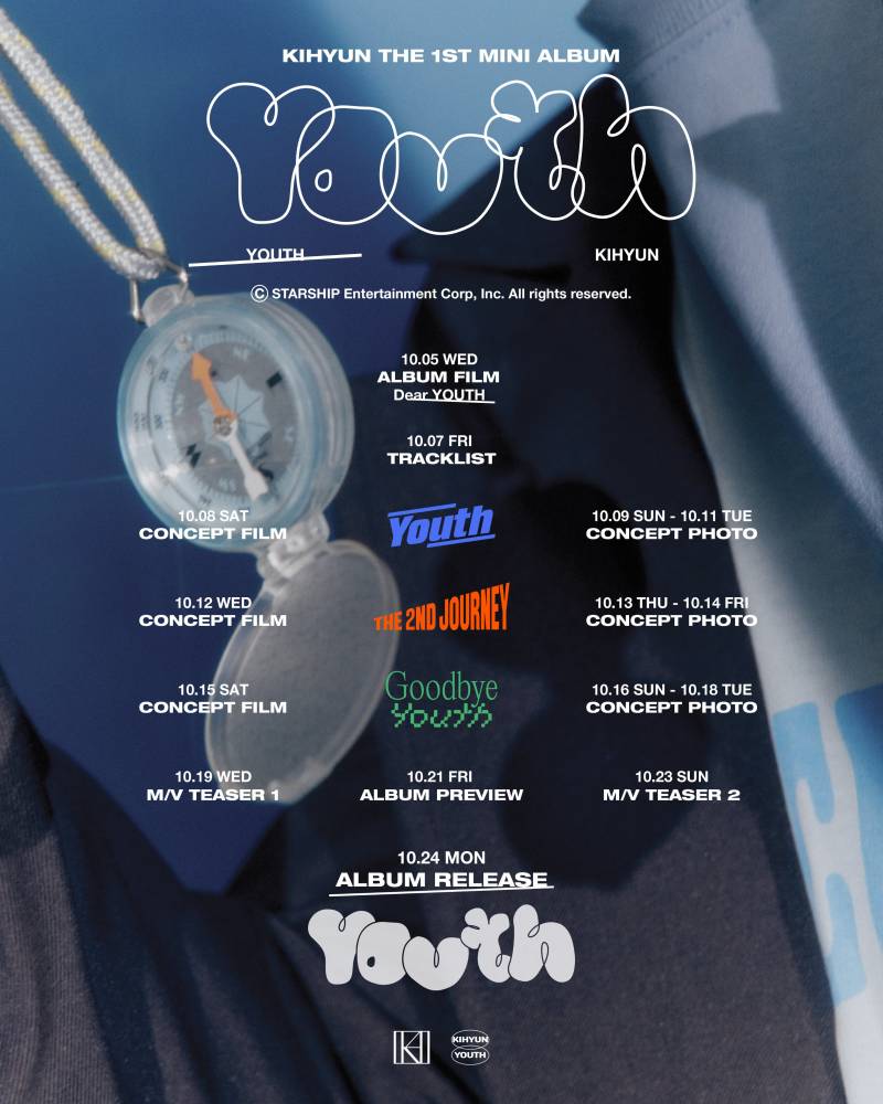 8일(토), 몬스타엑스 기현 The 1st Mini Album 'YOUTH' 🫧 YOUTH ver. CONCEPT FILM | 인스티즈