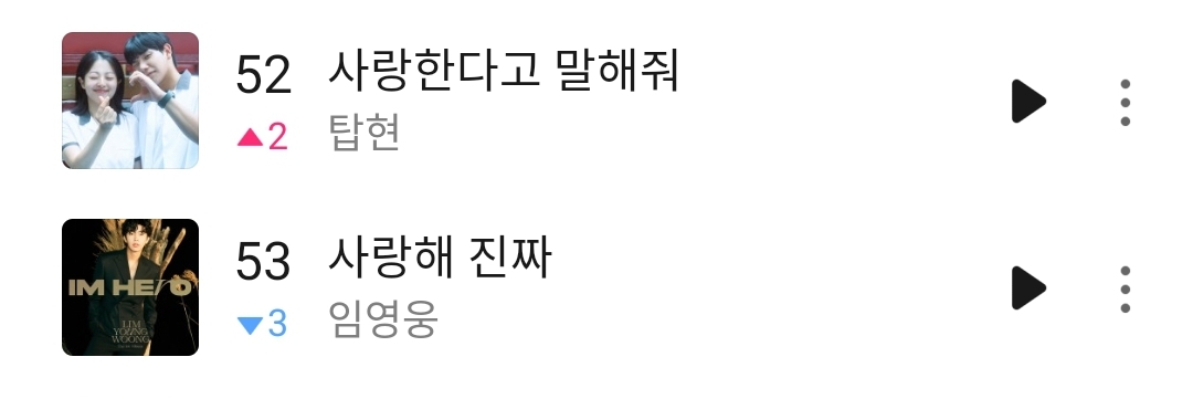 [잡담] 지금 멜론 차트 뻘하게 웃기다 | 인스티즈