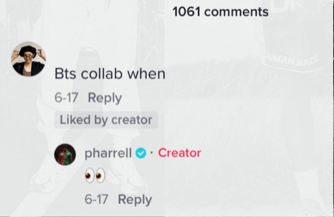 [잡담] 방탄 알엠이랑 퍼렐이랑 진짜 뭐 있나? | 인스티즈